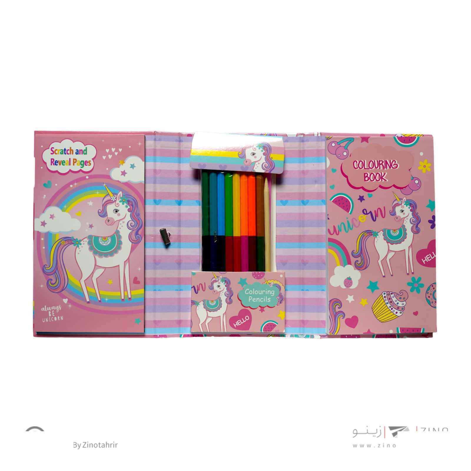 ست رنگ آمیزی بامداد رنگی و اسکراچ برد وست کد2067