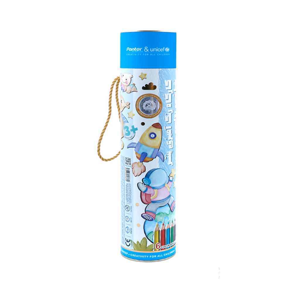 کارگاه مدادرنگی قوطینقاشی رولی با تکنیک مداد رنگی315میلیمتری پنتر کدpu105