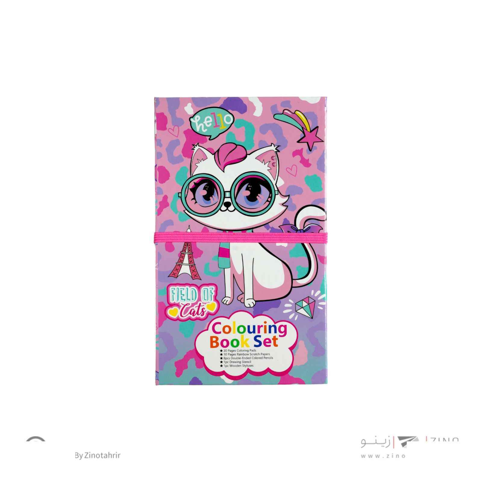 ست رنگ آمیزی بامداد رنگی و اسکراچ برد وست کد2067