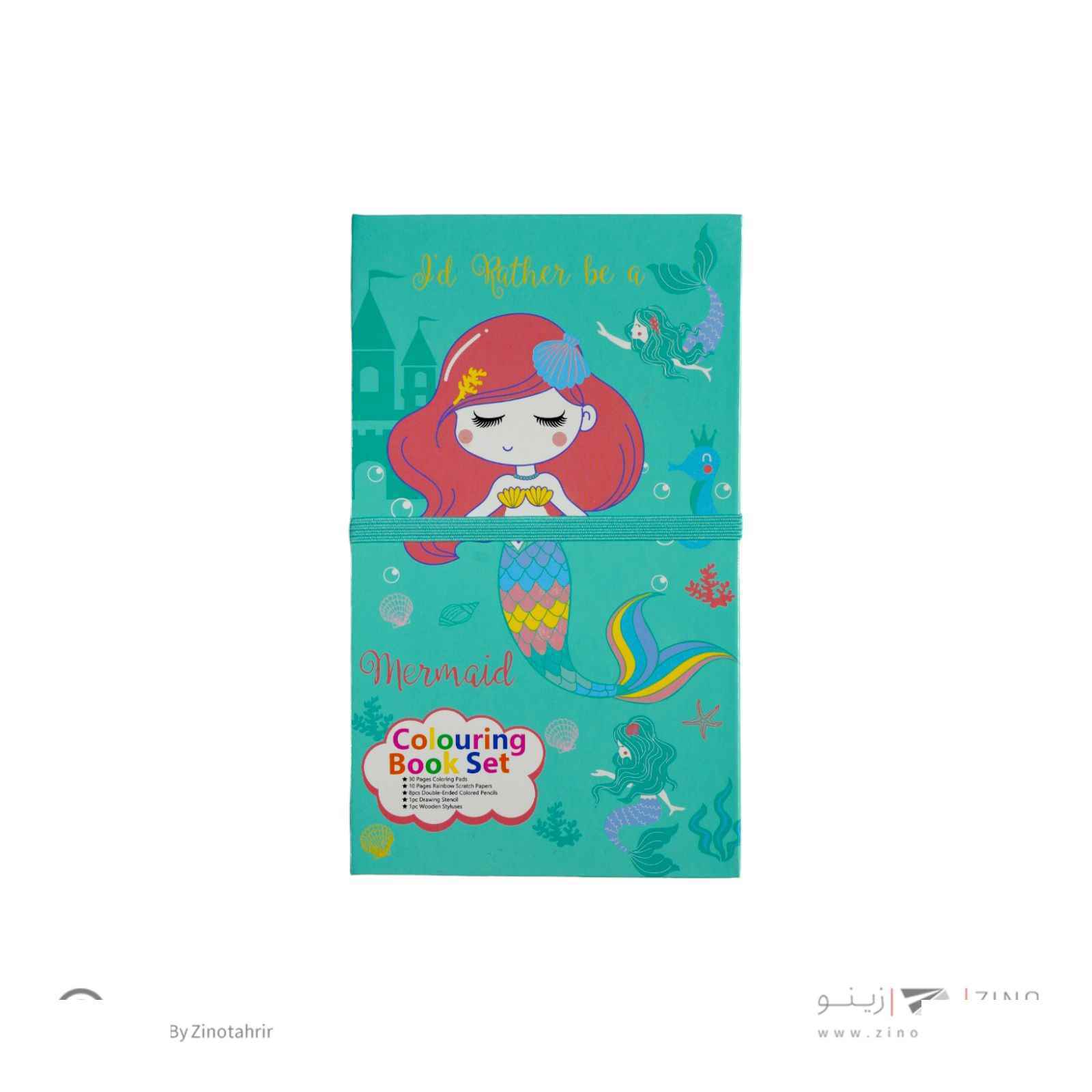 ست رنگ آمیزی بامداد رنگی و اسکراچ برد وست کد2067