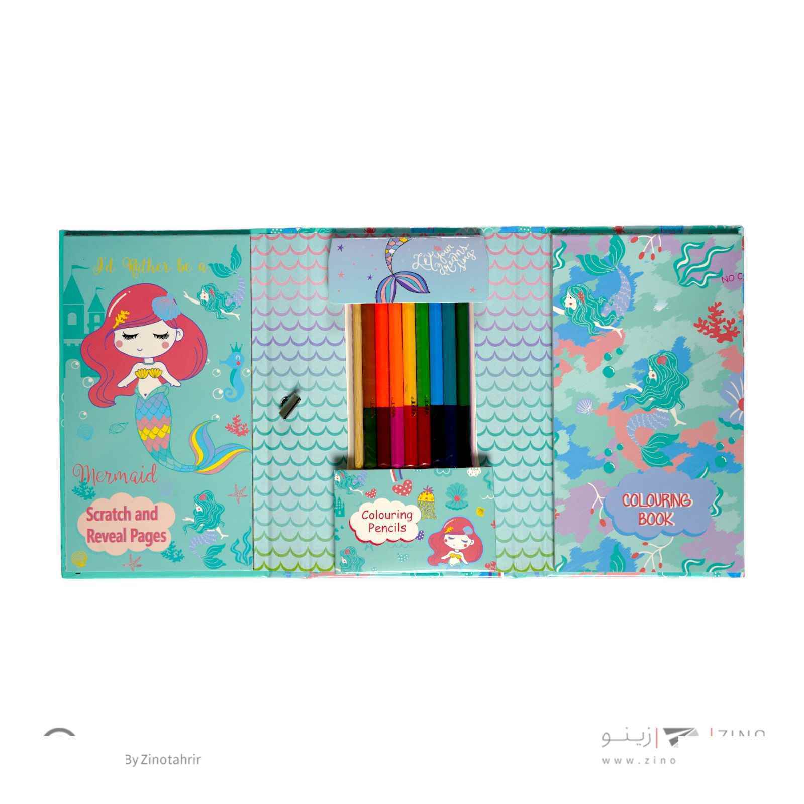 ست رنگ آمیزی بامداد رنگی و اسکراچ برد وست کد2067